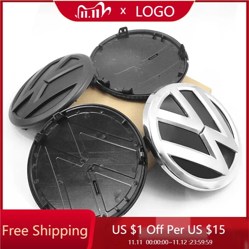 For VW Volkswagen Jetta MK5 Golf 1Pcs 135mm 113mm 3GO 853 601B Car Logo Front Bonnet Hood 56D853630C Rear Tail Trunk Emblem For Tc7