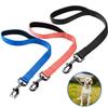 Dog Leash Short Dogs Leash Durable Nylon Leashes for Large Dog Walking Rope Comfortable Handle Dogs Leashes Seat Belts Pet Chain