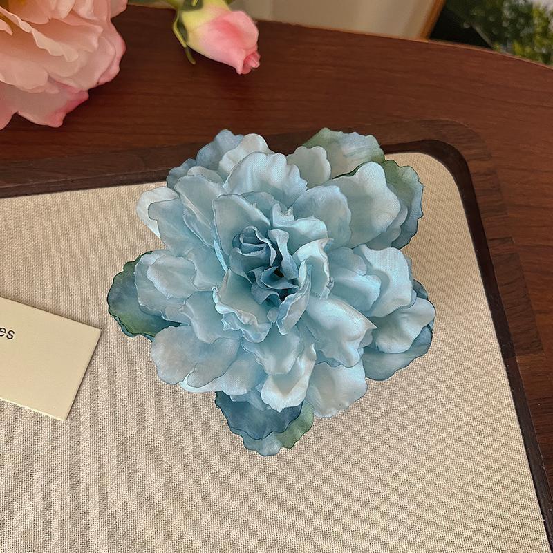 Caro 3D Rose Hair Claw Clip - 2024 High-End Floral Shark Clip for Women, Elegant Headwear