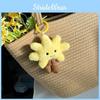 Plush Shape Sun Doll Pendant Key Chain Decor For Birthday Gifts And Collectors