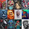 5d Diamond Painting Flower Women Diamond Embroidery Skeleton Pictures Of Rhinestones Mosaic Cross Stitch Decoration