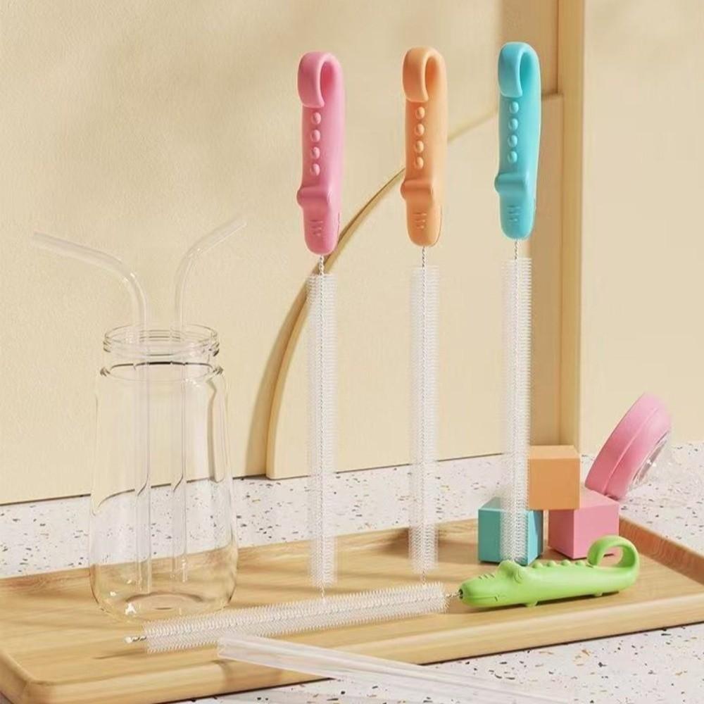 Portable Pacifier Bottle Brushs Cleaners Tool Straw Cleaner New Baby Cleaning Brush