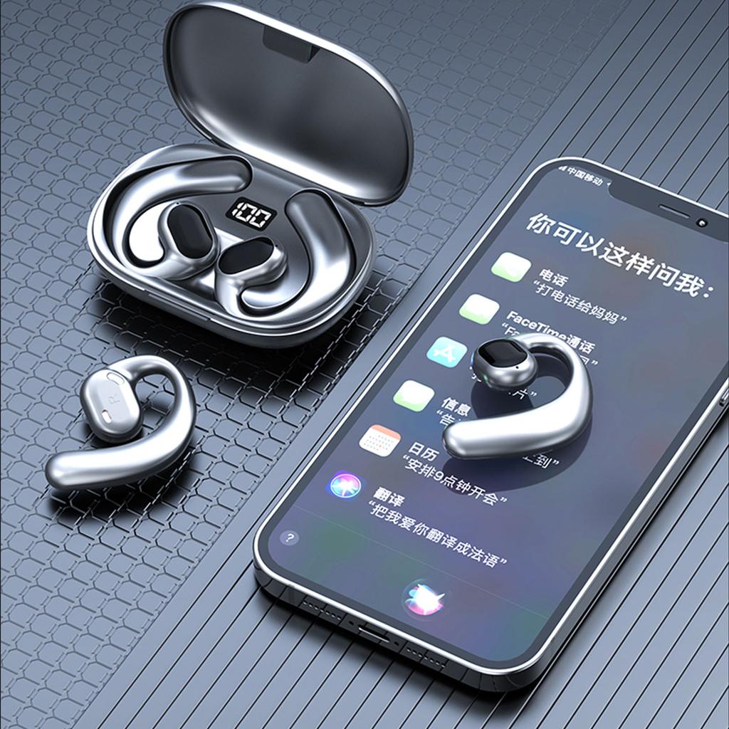 Беспроводные наушники с костной проводимостью Bluetooth IPX7 Водонепроницаемые Наушники для спорта с мощными басами для телефона, планшета