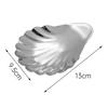 Shell Shape Fruit Snack Dish 304 Stainless Steel Snack Disc Creative Dessert Plate  Home