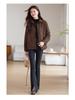 2024 Early Autumn Quilted Lapel Coat - Long Sleeve, Versatile, Slimming, Short Outerwear for Women