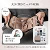 MURA cosmetic pouch makeup mini womens water-resistant 10 pockets lightweight black