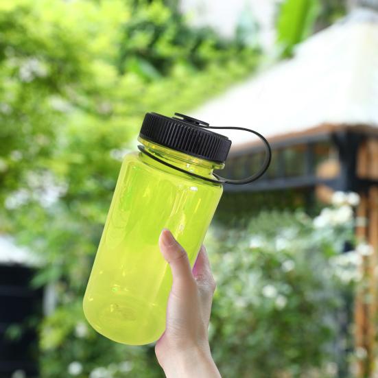 600ML Sports Bottles 20 Oz Reusable Water Bottles Portable Sports Drink Bottles Cups Bike Water Bottles with Handle for Kids Adult School Teams