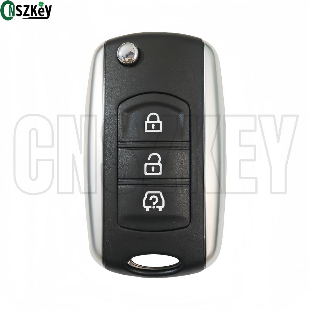 CNSZKEY Оригинальный складной корпус ключа для Dongfeng DFSK 560 580 3 кнопки Новый корпус автомобильного пульта дистанционного управления с неразрезанным лезвием
