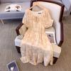 Plus Size Women's Summer Court Gentle and Sweet Long Dress