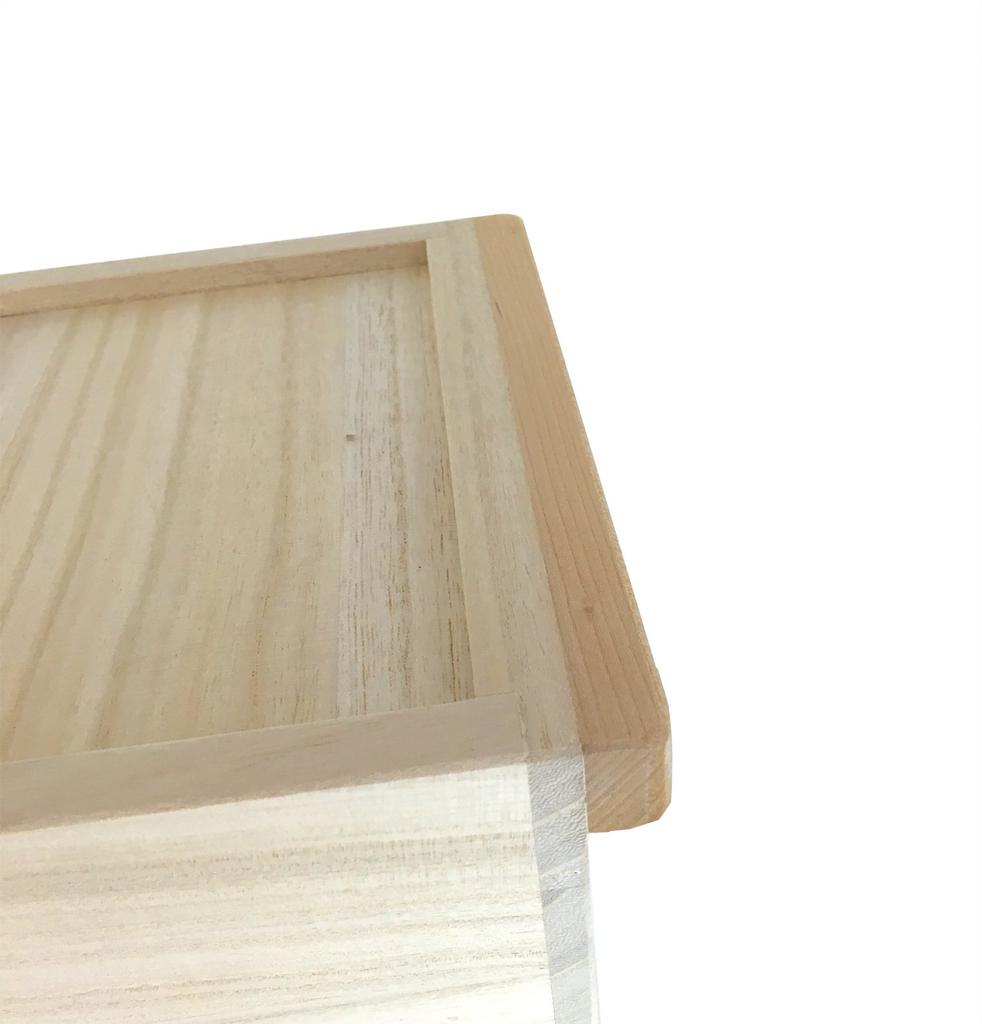 Банка для риса Umezawa Domestic из неотбеленного риса павловния, раздвижная, 5 кг, 641014