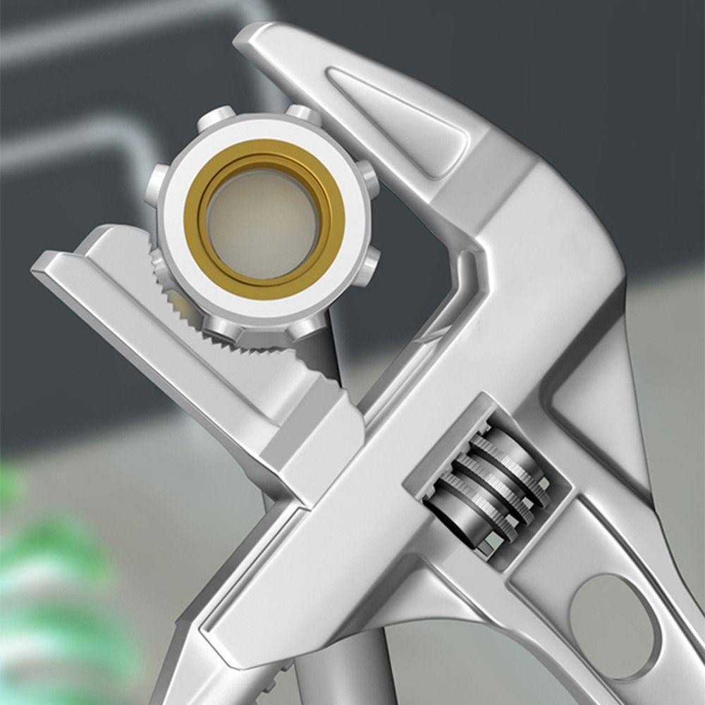 Large Opening Bathroom Pipe Spanner Adjustable Plumbing Wrench Adjustable Wrench  Toilet Sink