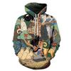 Autumn Winter Long Sleeved Hoodie Cute Cat Series 3D Digital Printing Loose Casual Hoodies & Sweatshirts Men’s