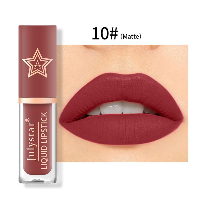 Natural Three-dimensional Matte Lip Gloss Star Lip Glaze Moisturizes Long-lasting Non-fading Non-stick Cup Pearl Lipstick