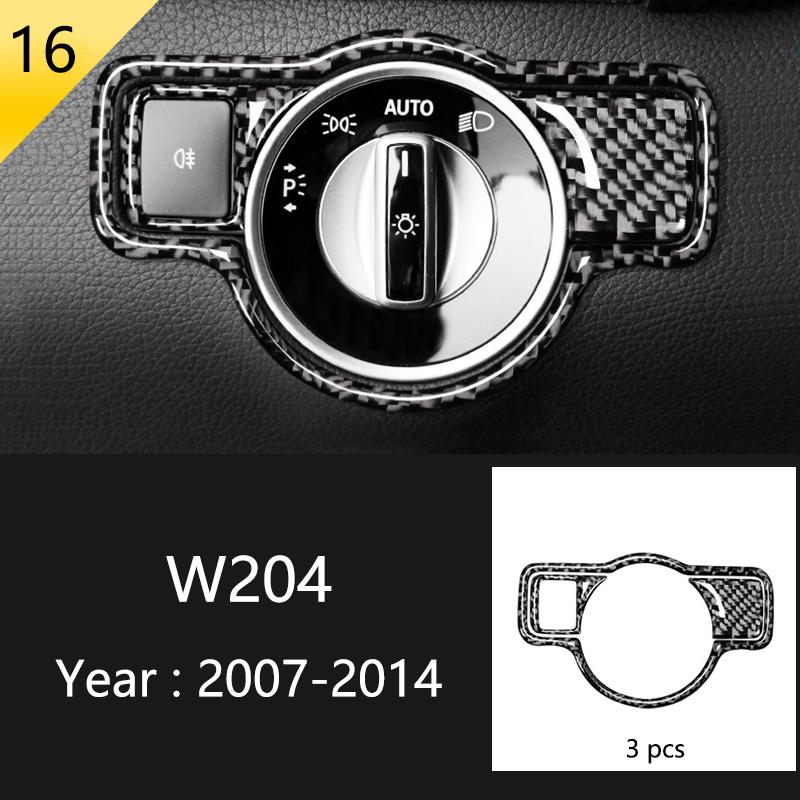 Для Mercedes Benz C Class W204 C180 C200 C260 автомобильная панель окна двери из углеродного волокна полоса защитная отделка наклейка аксессуары