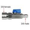 1Pcs for Power Washer Ball Valve Kit High Pressure Water Flow Switch Washer Quick Connector 3/8 1/4 Inch Stainless Steel