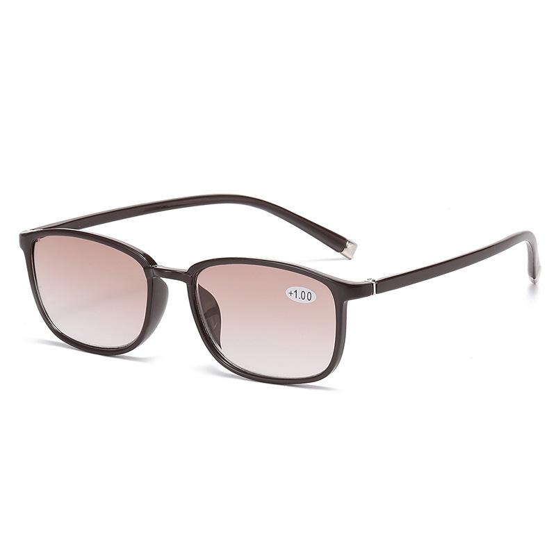 Новые модные очки для чтения с градиентным цветом для женщин, очки с квадратной оправой, высокой четкости, с защитой от синего света, для пресбиопии