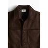 HM Текстурированная верхняя рубашка Regular Fit Brown