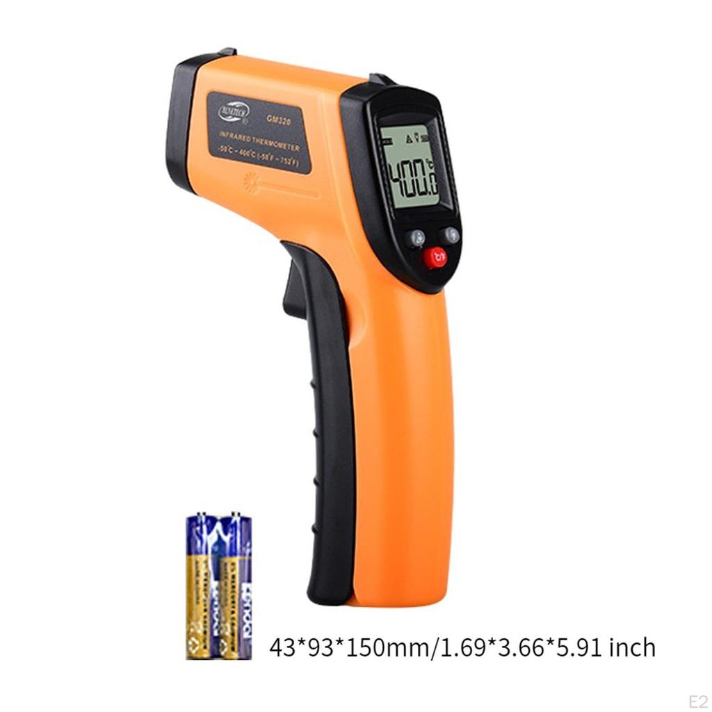 Пирометр цифровой ИК лазерный датчик температуры для плавки металла и приготовления пищи