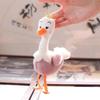 Ostrich Cute Fashion Pendant Plush Toy Doll Cute Cartoon Bag Pendant Keychain Clothing Accessories Creative Gifts Decor