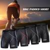 Lixada Men Bike Padded Shorts with Anti Slip Leg Grips Cycle 3D Padded Underwear Bicycle Padding Riding Shorts Biking