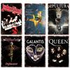 Rock Band Metal Sign Metal Poster Tin Sign Vintage Plaque Metal Wall Plate Workshop Bar Pub Garage Club Retro Home Wall Decor