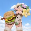 15cm Cute Cartoon Hamburger Stuffed Animal Plush Toy  Stuffed Animal Hamburger Plush Toy for You Kids Gift Holiday Birthday