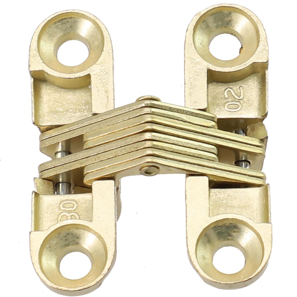 Петля невидимая из нержавеющей стали Петля для складной двери Петля крестообразная невидимая Мебельная фурнитура Аксессуары Петля для деревянной двери