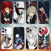 Чехол для телефона Soul M-Maka A-Albarn E-Eater для iPhone 17,16,15,14,13,12,11 Plus,Pro Max, Мягкий силиконовый черный чехол