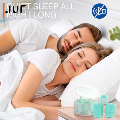 Устройство против храпа для здоровья, удобный мягкий силиконовый зажим для остановки храпа, зажим для носа, многоразовый бесшумный зажим для сна, устройство для расширения носа