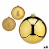 Set of Christmas Balls Golden Plastic Ø 15 Cm (4 Units)