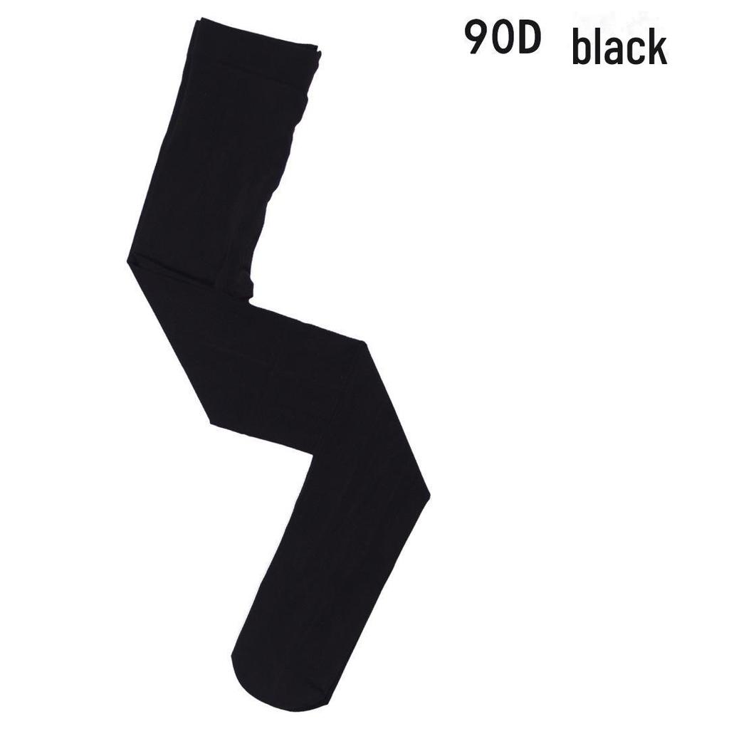 Белые бархатные балетные колготки для девочек - 90D Весна/Лето Танцевальные колготки для выступлений