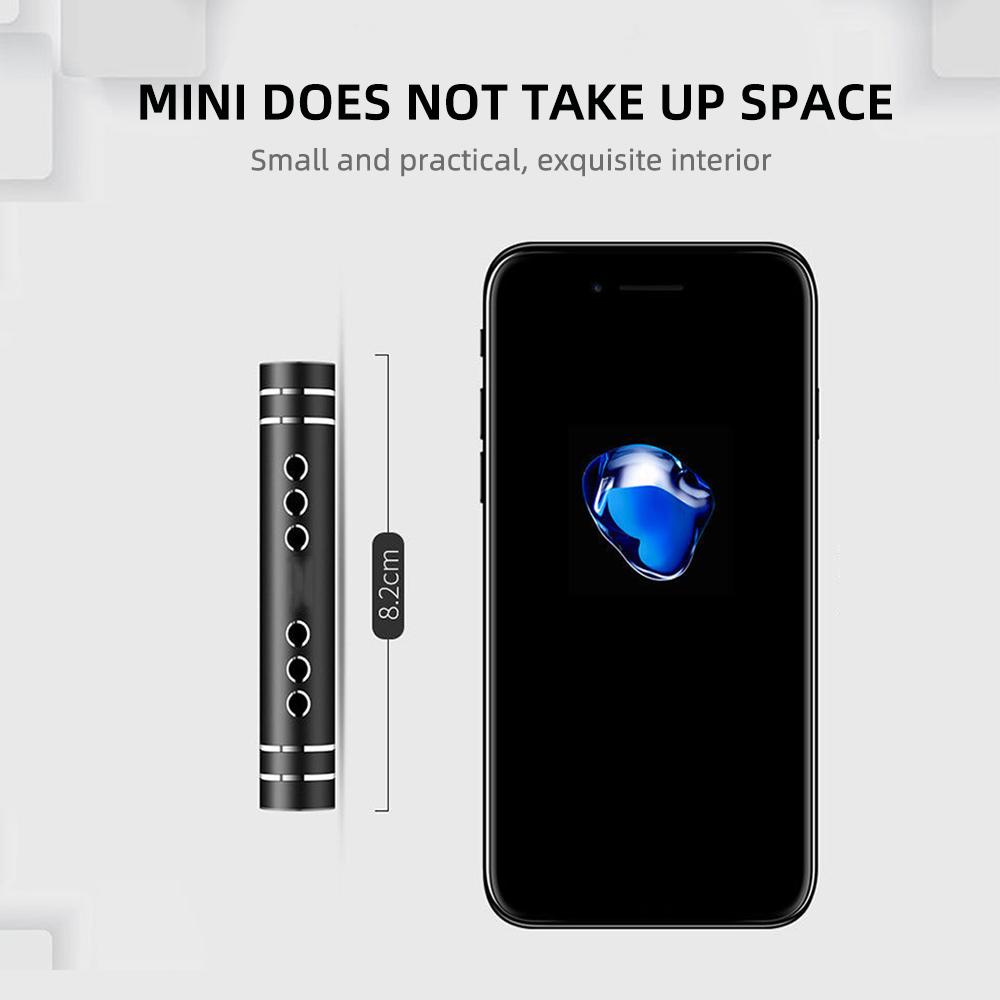 Car Air Fresheners with 5 Flavors Solid Perfume Stick Air Vent Perfum Diffuser Air Outlet Aromatherapy Clip Auto Purifier Auto Interior Accessorie