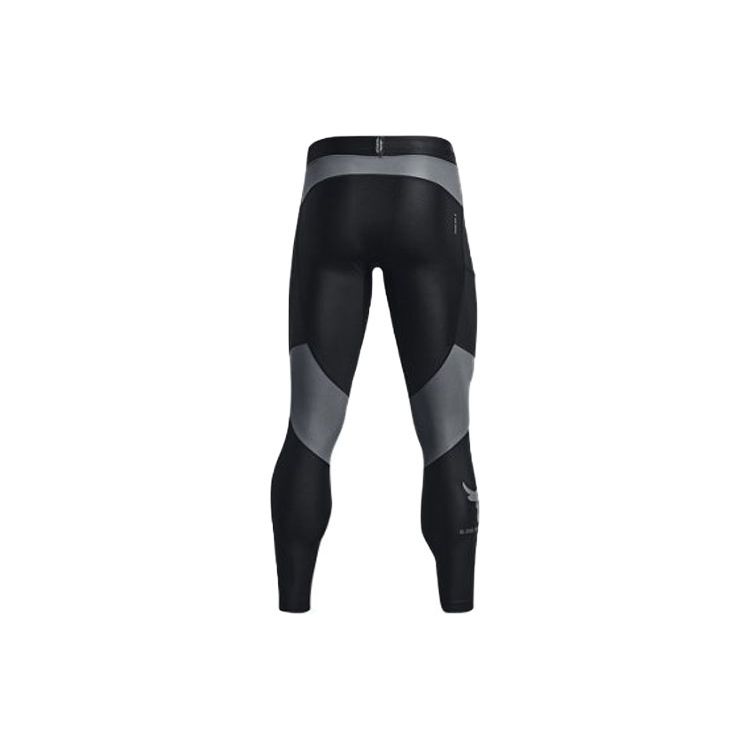 Under Armour Color Block Training Compression Fitness Pants Men Bottoms Black 1371083-001