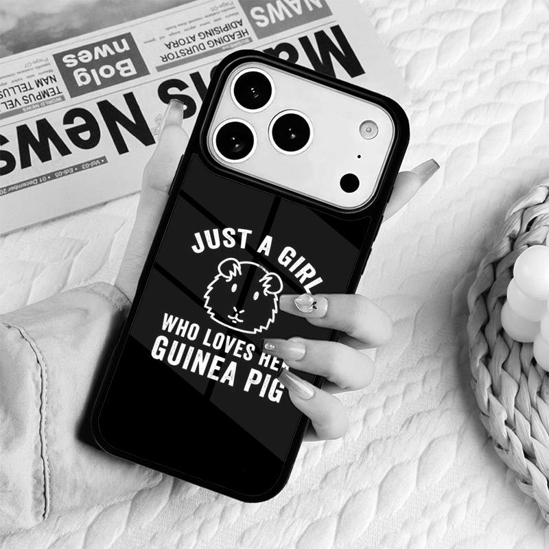 Cartoon Guinea Pig Phone Case For IPhone 17 16e 15 14 13 12 11 Pro Max Air Mini Soft Protective Cover
