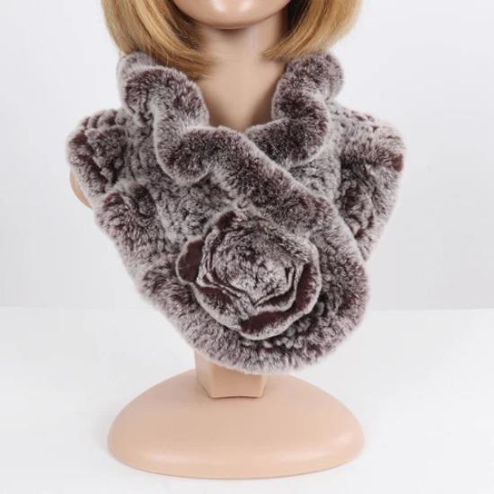Новые женские зимние наборы шапка и шарф из натурального теплого меха кролика рекс, вязаные шапки и шарфы из натурального меха, муфта