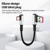 Olaf Fast Charging Short Cable USB Type C To Type C 6A 90 Elbow 25CM 50CM For Power Bank USB C Cable For Iphone 15 Huawei Xiaomi