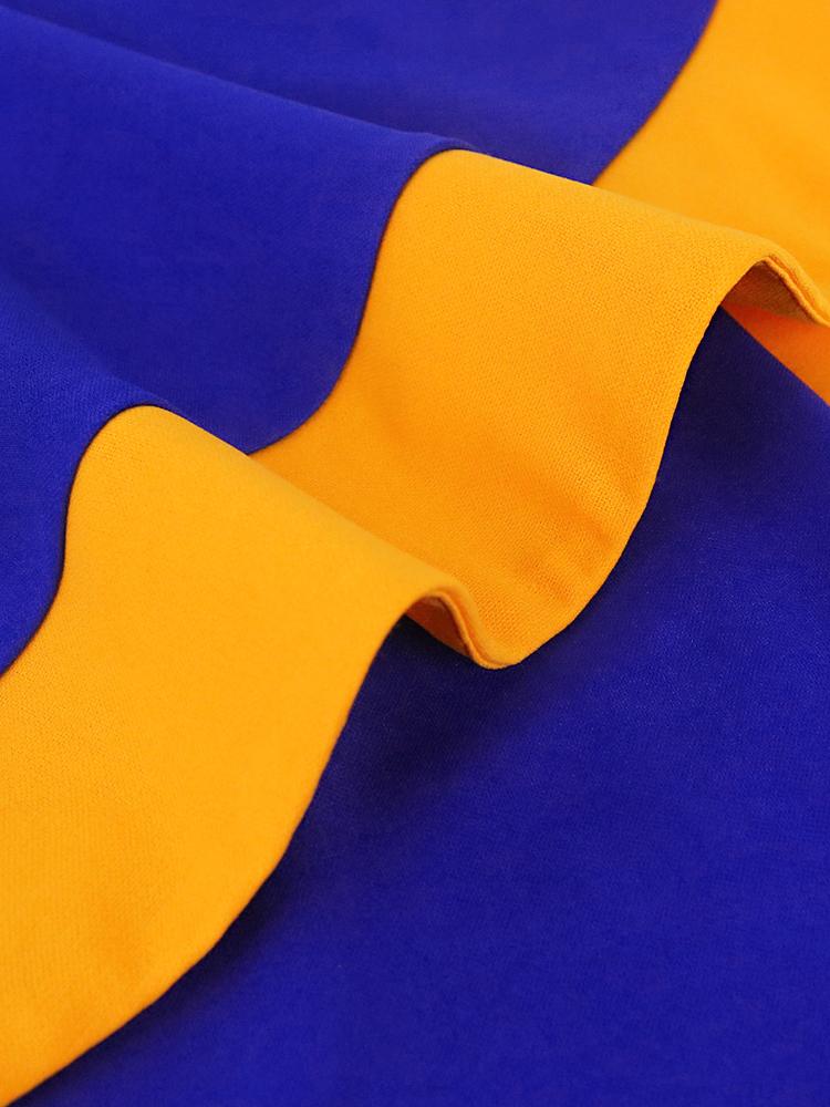 AOMEI Лоскутное платье, облегающее вечернее платье с открытыми плечами, цветных блоков, женское платье с баской, коротким рукавом и v-образным вырезом, элегантное африканское летнее офисное платье, большие размеры