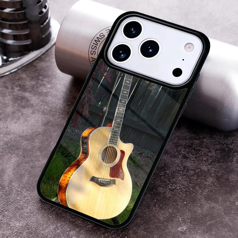 Rustic-Sepia-Guitar Phone Case For iPhone 17,16e,15,14,13,12,11,Mini,Pro,MAX soft Silicone Cover