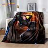 Sexy Lace Beauty Girl Lady Cartoon Anime Character Blanket,Soft Throw Blanket for Home Bedroom Bed Sofa Picnic Office Cover Gift