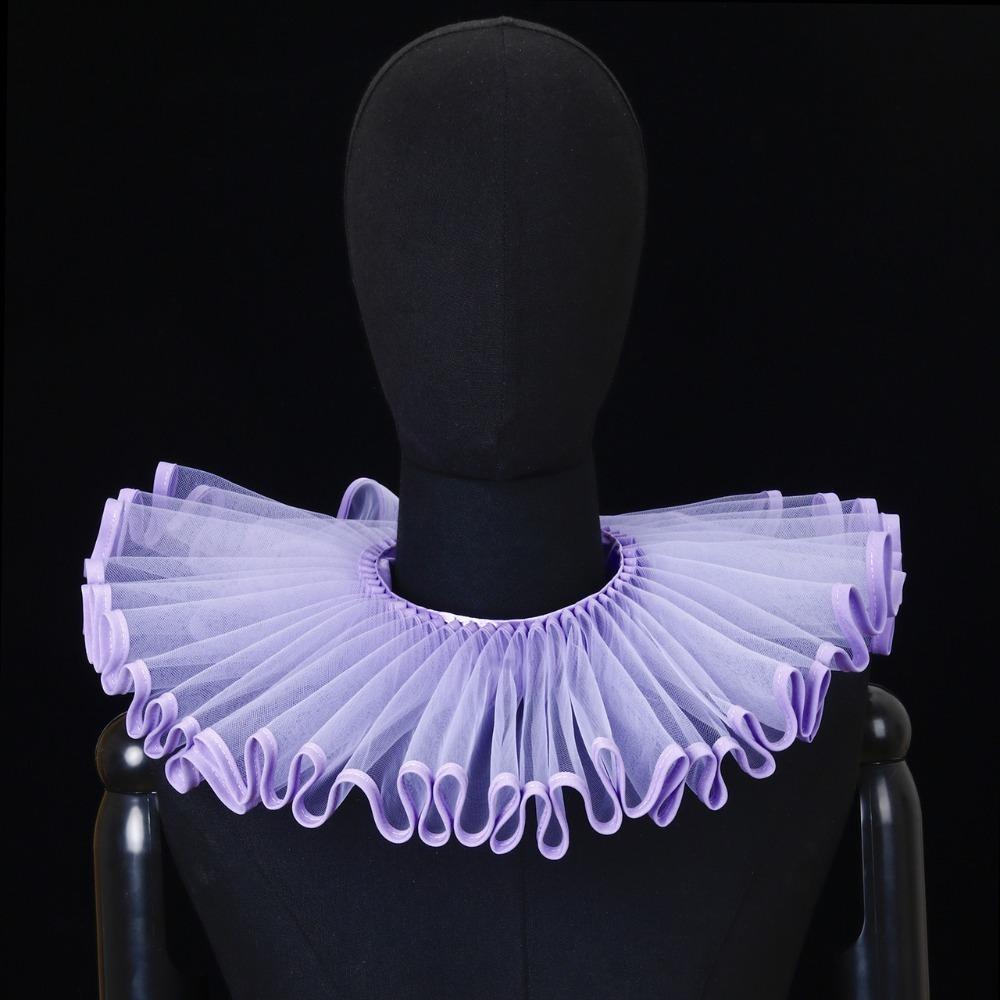 Съемный воротник-стойка «Шекспир», оборчатый воротник в стиле ретро, аристократический воротник-стойка, аксессуар для воротника