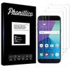 Tempered Glass for Samsung Galaxy J7 2017 J730 - [Pack 3] Ultra Resistant Screen Protector Glass Film [Phonillico®]