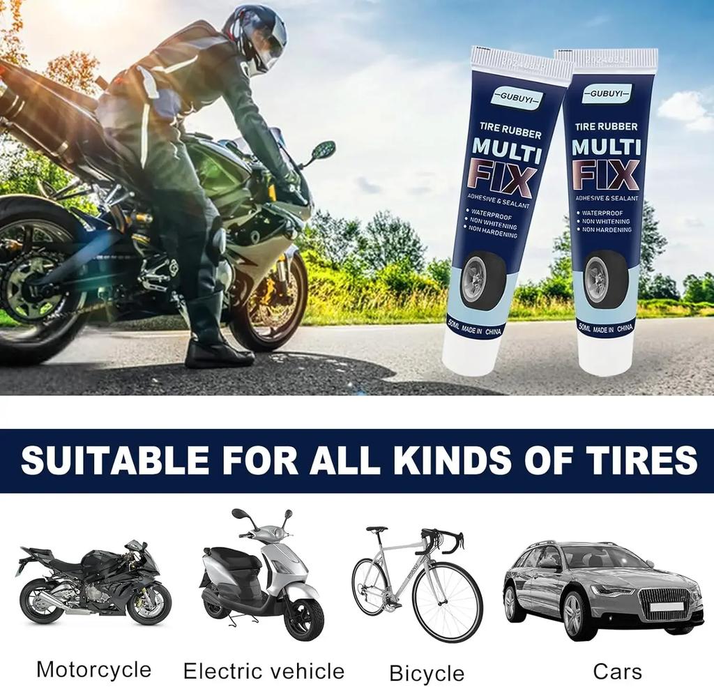 Universal Car Tire Repair Gel Tire Repair Gel Rubber Adhesive Not Corrosive Tire Scratches Cracks and Holes Repair Special Gel