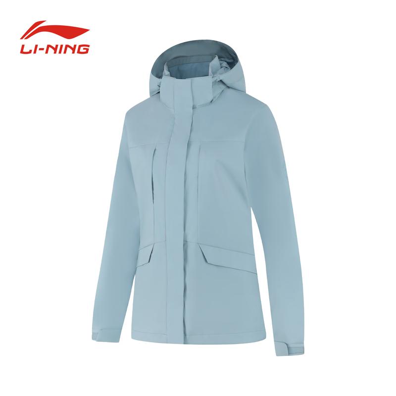 Унисекс водоотталкивающая ветровка с капюшоном Li-Ning