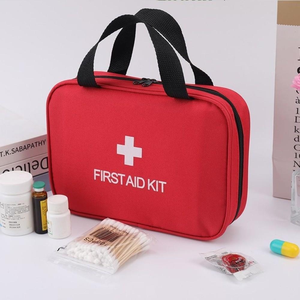 Zipper Medicine Storage Bag Large Capacity First Aid Bag Portable Medical Bag Outdoor