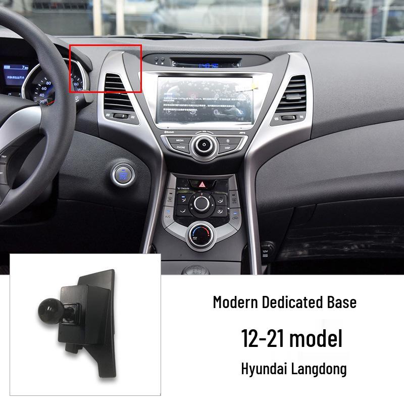 Индивидуальный держатель для телефона в автомобиль Hyundai Tucson 2019 - Внутреннее крепление-прищепка с гравитационным фиксатором