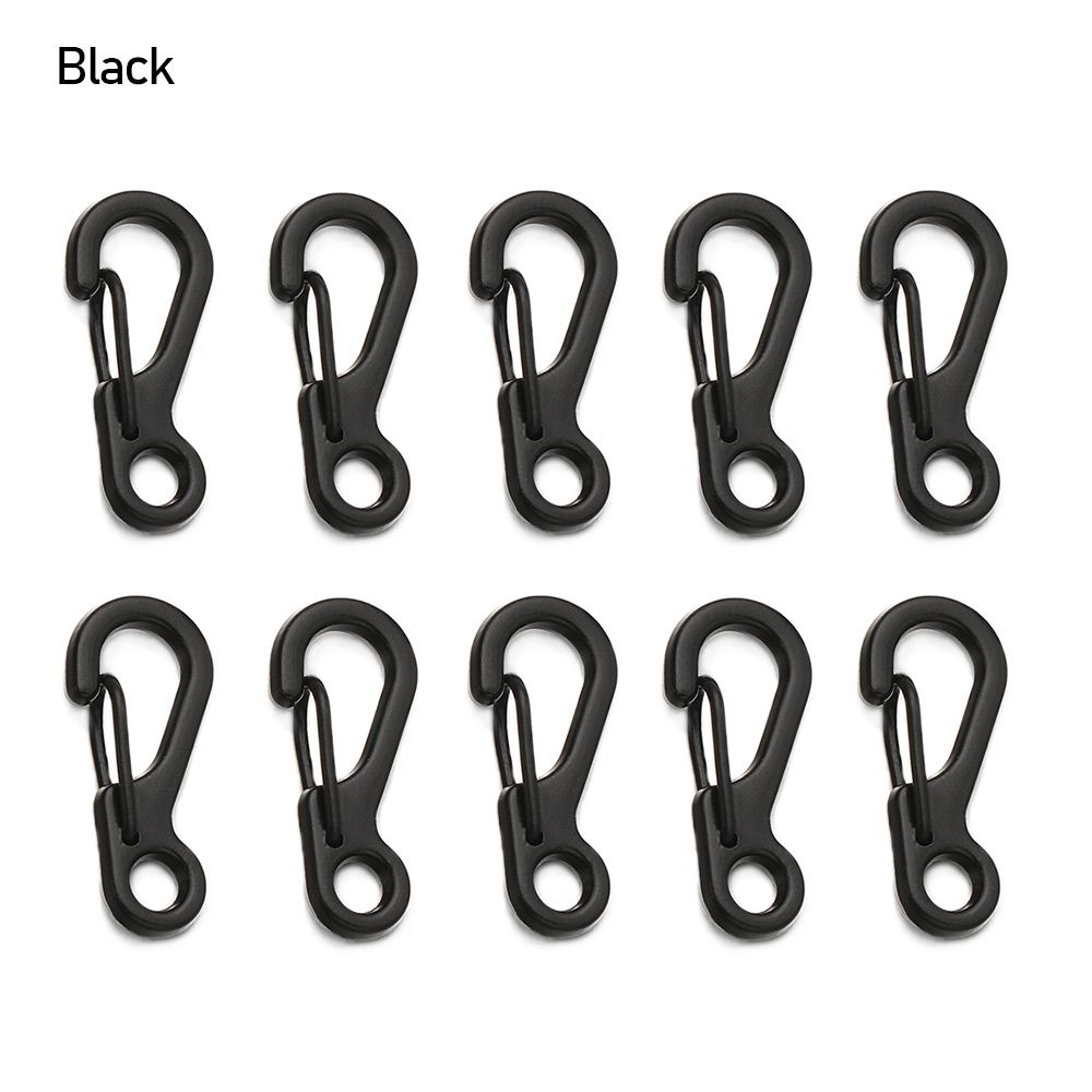 10 шт. Металлический брелок для ключей DIY с разъемным кольцом, застежкой-карабином, карабином, застежкой на шею, пряжкой для сумок и ремешком