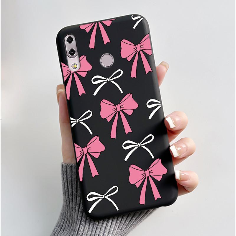 For ASUS Zenfone 5 ZE620KL ZF620KL X00QD 5z ZS620KL Z01RD Case Luxury Cute Love Rabbit Funny Black Soft TPU Silicone Back Cover