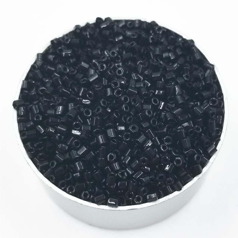 цилиндрические стеклянные бусы для рукоделия диаметр 2мм,1000шт,15цветов.