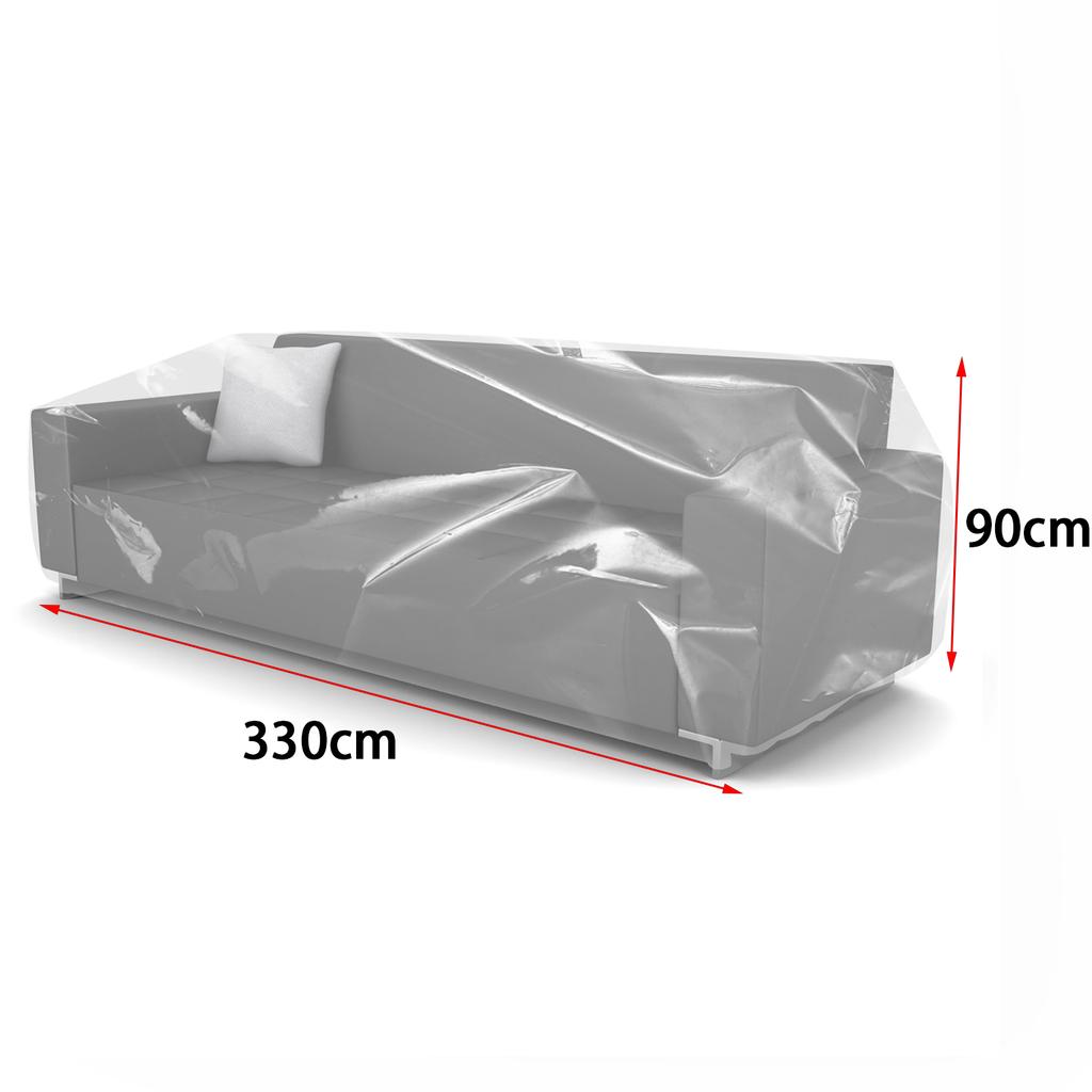 Couch Cover Pet Plastic Cover Transparent Cat Scratch Protector Waterproof Sofa Cover for Protection Against Cat Dog Clawing
