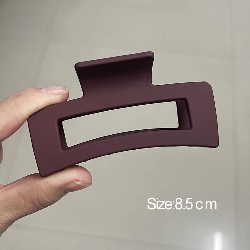 Большой краб для волос с бантом, новый модный однотонный черный зажим для волос в виде акульего плавника, инструменты для укладки волос, аксессуары для женщин, девушек